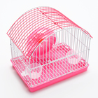 Клетка для грызунов укомплектованная RT-2c, 23 х 16,5 х 20 см, розовая (фасовка 30 шт) - Фото 4