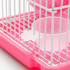 Клетка для грызунов укомплектованная RT-2c, 23 х 16,5 х 20 см, розовая (фасовка 30 шт) - Фото 5