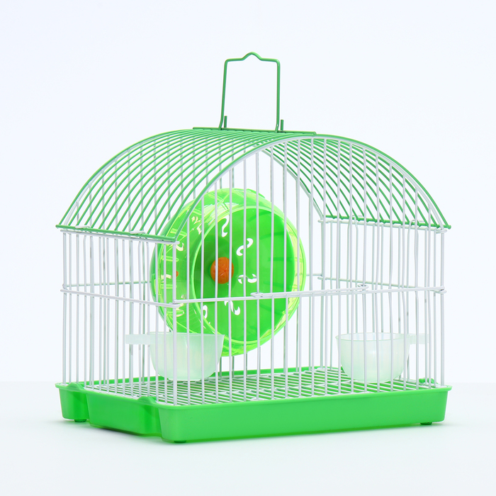 Клетка для грызунов укомплектованная RT-2c, 23 х 16,5 х 20 см, зеленая (фасовка 30 шт) - Фото 1