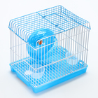 Клетка для грызунов укомплектованная RT-2q, 22 х 16 х 20 см, голубая (фасовка 30 шт) - Фото 4