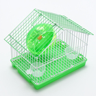 Клетка для грызунов укомплектованная RT-2t, 22 х 16 х 20 сма, зелёная (фасовка 30 шт) - Фото 4