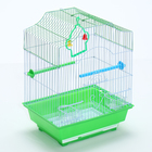 Клетка для птиц укомплектованная Bd-1/4f, 30 х 23 х 39 см, зелёная (фасовка 12 шт) - Фото 4