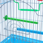 Клетка для птиц укомплектованная Bd-1/4f, 30 х 23 х 39 см, голубая (фасовка 12 шт) - Фото 10