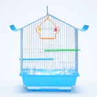 Клетка для птиц укомплектованная Bd-1/1d, 30 х 23 х 39 см, голубая (фасовка 12 шт) - Фото 2