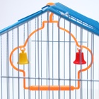 Клетка для птиц укомплектованная Bd-1/1d, 30 х 23 х 39 см, голубая (фасовка 12 шт) - Фото 12