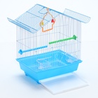 Клетка для птиц укомплектованная Bd-1/1d, 30 х 23 х 39 см, голубая (фасовка 12 шт) - Фото 5