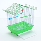 Клетка для птиц укомплектованная Bd-1/1d, 30 х 23 х 39 см, зелёная (фасовка 12 шт) - Фото 5