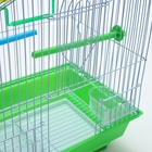 Клетка для птиц укомплектованная Bd-1/1d, 30 х 23 х 39 см, зелёная (фасовка 12 шт) - Фото 7