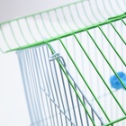 Клетка для птиц укомплектованная Bd-1/1d, 30 х 23 х 39 см, зелёная (фасовка 12 шт) - Фото 10