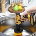 Насадка щетка на шуруповерт ТУНДРА, d=100 мм, высота 25 мм, шестигранный хвостовик - Фото 9