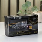 Блюдо сервировочное Magistro «Ракушка», 20×11 см, с золотой отводкой, стекло, прозрачное - Фото 7