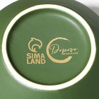 Кружка керамическая «Кофе», 320 мл, цвет зелёный - Фото 5