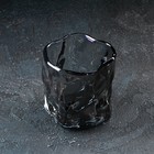 Стакан стеклянный Magistro IceBar. Black, 250 мл, цвет серый - Фото 2