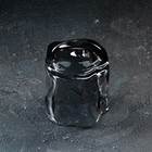 Стакан стеклянный Magistro IceBar. Black, 250 мл, цвет серый - Фото 3