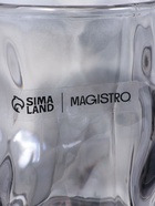 Стакан Magistro IceBar. Black, 250 мл, стекло, серый - Фото 4