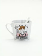 Кружка чайная с ложкой «Моя королева», 180 мл - Фото 4