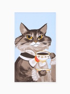 Полотенца кухонные набор 8 шт. «Доляна» Cats, 35×60 см, 100% хлопок - Фото 3