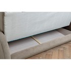 Прямой диван «Прайм 6», книжка, независимый пружинный блок, велюр, цвет selfie cream - Фото 4