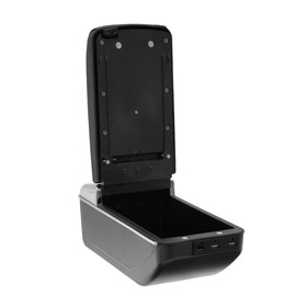 

УЦЕНКА Подлокотник универсальный, 7 USB, провод USB 1 м, кожа PU, черный