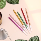 Свечи в торт коктейльные «Шайн», 6 шт., 10 см, металлик - Фото 2