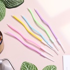 Свечи в торт коктейльные витые «С днем рождения», 6 шт., 16.5 см, разноцветные - Фото 2