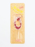 Свеча в торт на шпажке «Рубиновая коллекция», цифра 0, 5.2 см, рубиновая 7582992