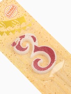 Свеча в торт на шпажке "Рубиновая коллекция", цифра 3, 5,5х3 см, рубиновая - фото 14875789