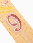 Свеча в торт на шпажке "Рубиновая коллекция", цифра 9, 5,5х3 см, рубиновая - фото 14875794