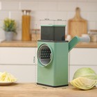 Многофункциональный кухонный комбайн «Ласи», 4 насадки, щётка, цвет зелёный - Фото 2