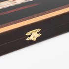 Нарды "Шейхи", деревянная доска 50 х 50 см, с полем для игры в шашки - фото 24498403