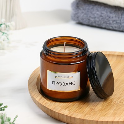 Ароматическая свеча в банке «Прованс», 6.2×6.2×6.5 см, 9 ч