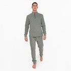 Термобельё мужское, размер 54-56 (рост 170-176 см), цвет серый, флис, 100% полиэстер 9355693