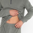 Термобельё мужское, размер 54-56 (рост 170-176 см), цвет серый, флис, 100% полиэстер 9355693