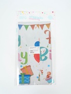 Скатерть одноразовая «С днём рождения», 137×183 см, белая - Фото 4