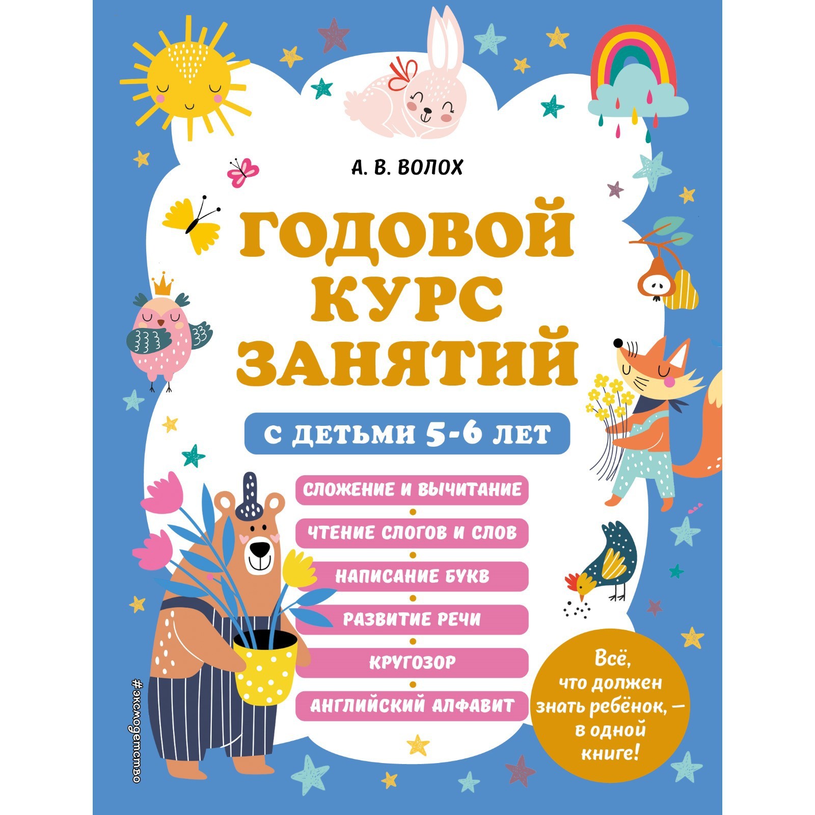 Годовой курс занятий с детьми 5-6 лет. Волох А.В. (9397142) - Купить по  цене от 302.00 руб. | Интернет магазин SIMA-LAND.RU