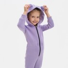 Комбинезон детский с начёсом KAFTAN "Basic line" р.26 (80-86), лиловый 9273350 - фото 14102316