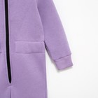 Комбинезон детский с начёсом KAFTAN "Basic line" р.26 (80-86), лиловый 9273350 - фото 14102321