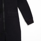 Комбинезон детский с начёсом KAFTAN "Basic line" р.26 (80-86), черный 9273362 - фото 14102346