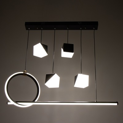 Люстра BayerLux 2676/6 LED 126 Вт 3000-6000К черный 76×27 см
