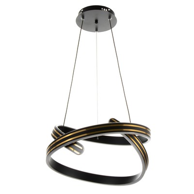 Люстра BayerLux 2682/1 LED 100 Вт 3000-6000К черный 43×43×22 см