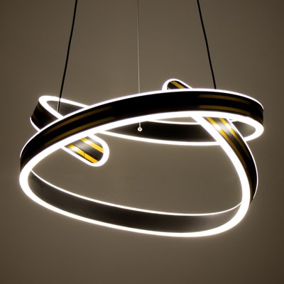 Люстра BayerLux 2682/1 LED 100 Вт 3000-6000К черный 43×43×22 см
