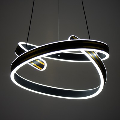 Люстра BayerLux 2682/1 LED 100 Вт 3000-6000К черный 43×43×22 см