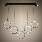 Люстра BayerLux 2684/7 LED 160Вт 3000-6000К черный 100х32 см 7514752 - фото 14102377