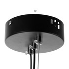 Люстра BayerLux 2686/2BK LED 20Вт 3000-6000К черный 30х30 см - фото 44372648