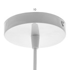 Подвес BayerLux "Перфорация" Е27 белый 15х15х25-125см - фото 23154334