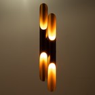 Бра "Бамбу" 4хЕ27 черный-золото 60х6х6см - Фото 3