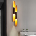 Бра "Бамбу" 4хЕ27 черный-золото 60х6х6см - Фото 5