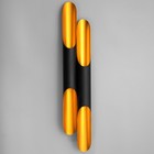 Бра "Бамбу" 4хЕ27 черный-золото 60х6х6см - Фото 8