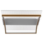 Люстра с ПДУ "Меандр" LED 120Вт 3000-6000К золото 48х48х10 см BayerLux 7673077 - фото 10106434