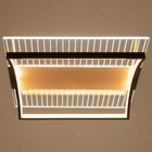 Люстра с ПДУ "Меандр" LED 120Вт 3000-6000К золото 48х48х10 см BayerLux 7673077 - фото 10106438